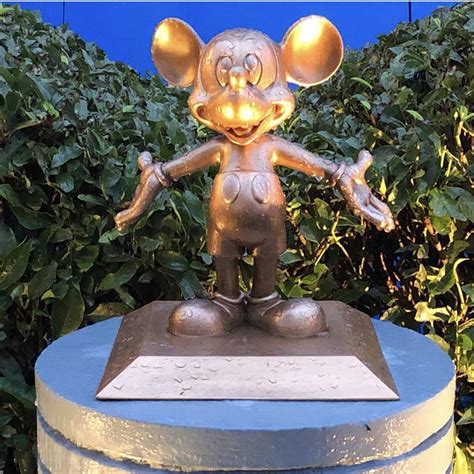 Mickey mouse sculpture evoking magical memories